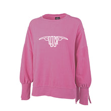 Load image into Gallery viewer, OCA: Spliced Crewneck Sweatshirt- Pinkberry
