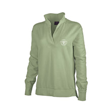 Load image into Gallery viewer, OCA: Sage Coastal V Neck Sweatshirt
