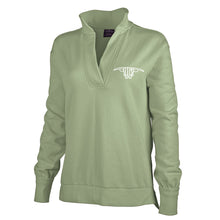 Load image into Gallery viewer, OCA: Sage Coastal V Neck Sweatshirt
