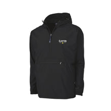 Load image into Gallery viewer, Clayton: Black 1/4 Zip Hooded Pullover

