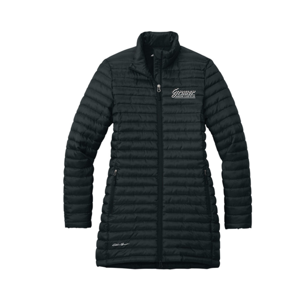 Grauer: Black Eddie Bauer Women's Quilted Full Zip