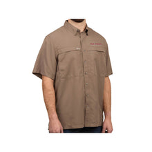 Load image into Gallery viewer, Red Angus: Khaki GameGuard Fishing Shirt
