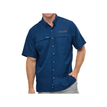 Load image into Gallery viewer, Red Angus: Blue GameGuard Fishing Shirt
