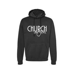 Church: Black Hoodie *AVAILABLE IN YOUTH AND ADULT SIZES*