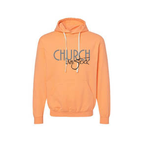 Church: Cantaloupe Orange Hoodie