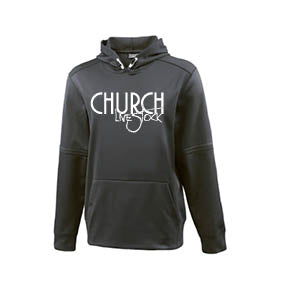 Church: Black Pennant Hoodie