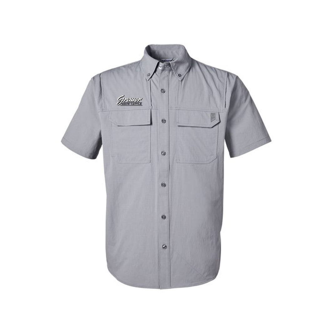 Grauer: Silver Performance Fishing Shirt
