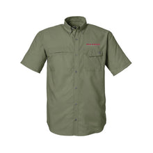 Load image into Gallery viewer, Red Angus: Olive Fishing Shirt
