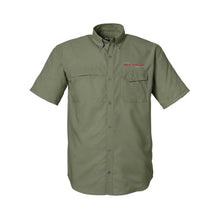 Load image into Gallery viewer, Red Angus: Olive Fishing Shirt
