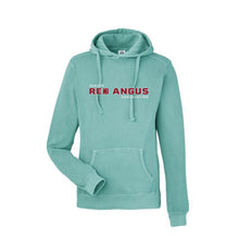 Load image into Gallery viewer, Red Angus: Marine Garment Dyed Hoodie
