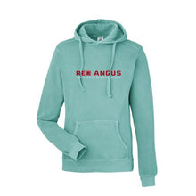 Load image into Gallery viewer, Red Angus: Marine Garment Dyed Hoodie
