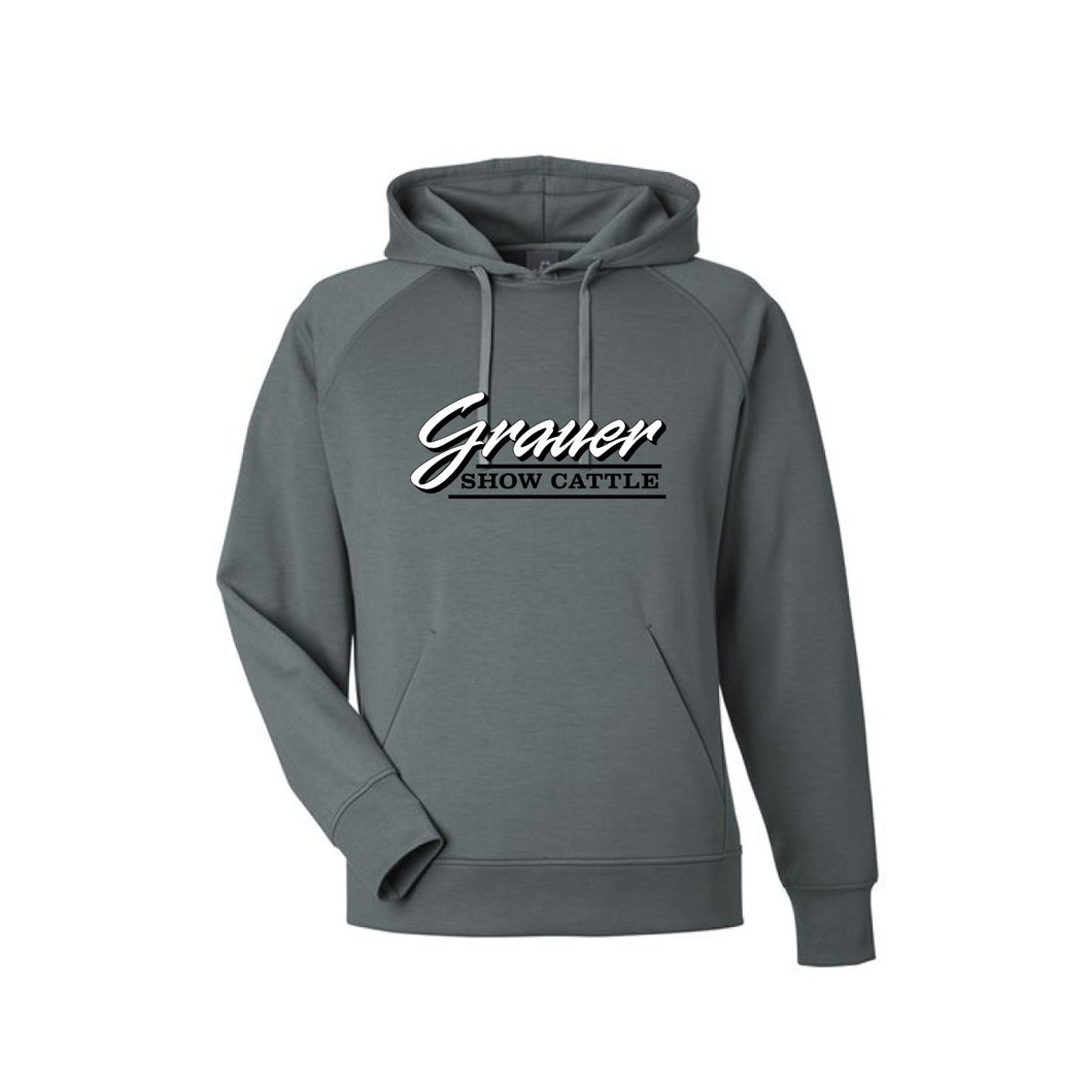 Grauer: Steel Performance Fleece Hoodie