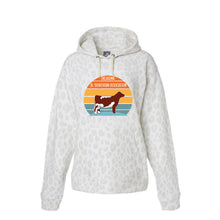 Load image into Gallery viewer, OKSA: White Leopard Hoodie
