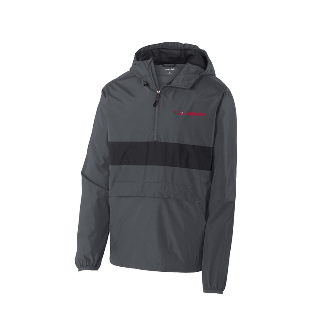 Red Angus: Grey/Black Performance Pullover