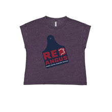 Load image into Gallery viewer, Red Angus: Women's Plum Relaxed Vintage Wash Tee
