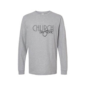 Church: Heather Grey Long Sleeve T-Shirt