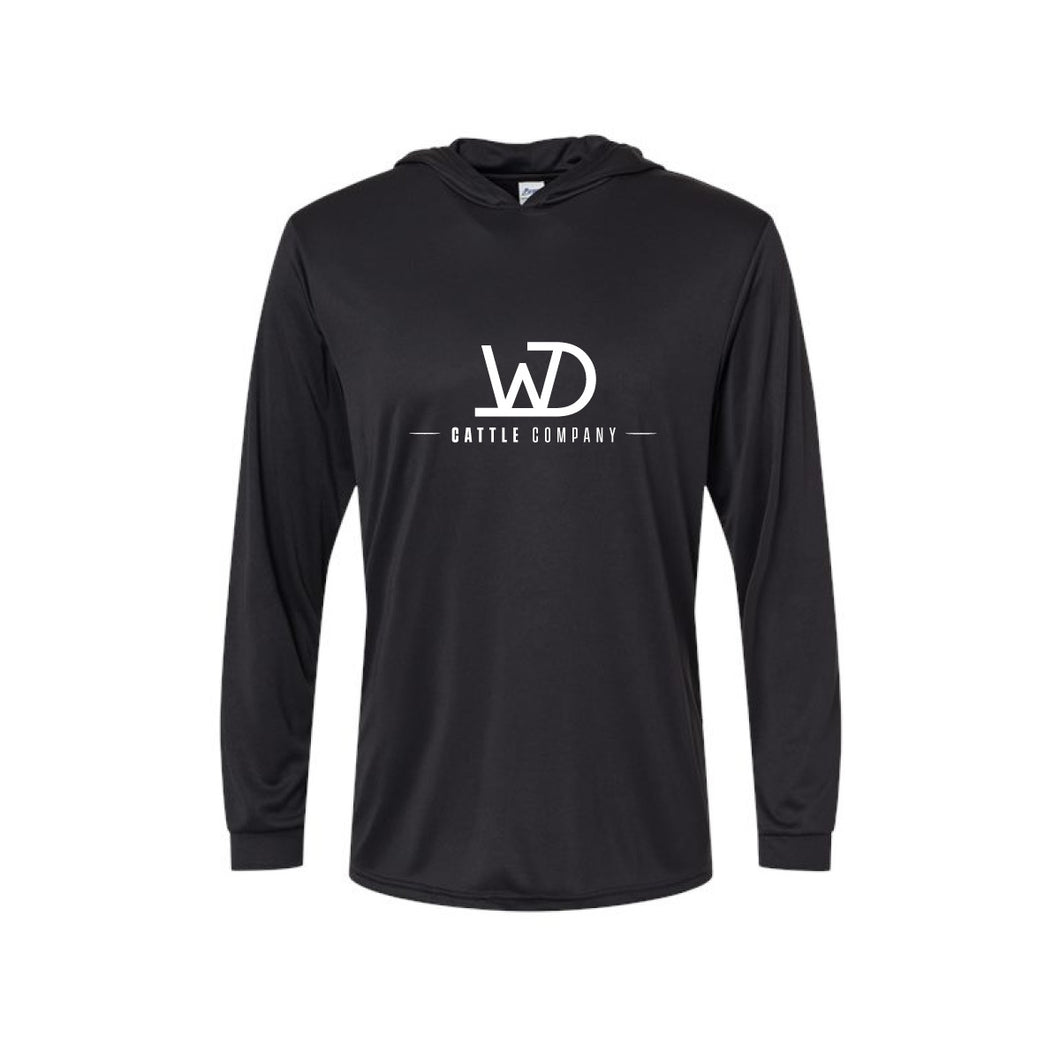 WD: Black Performance Hooded Long Sleeve