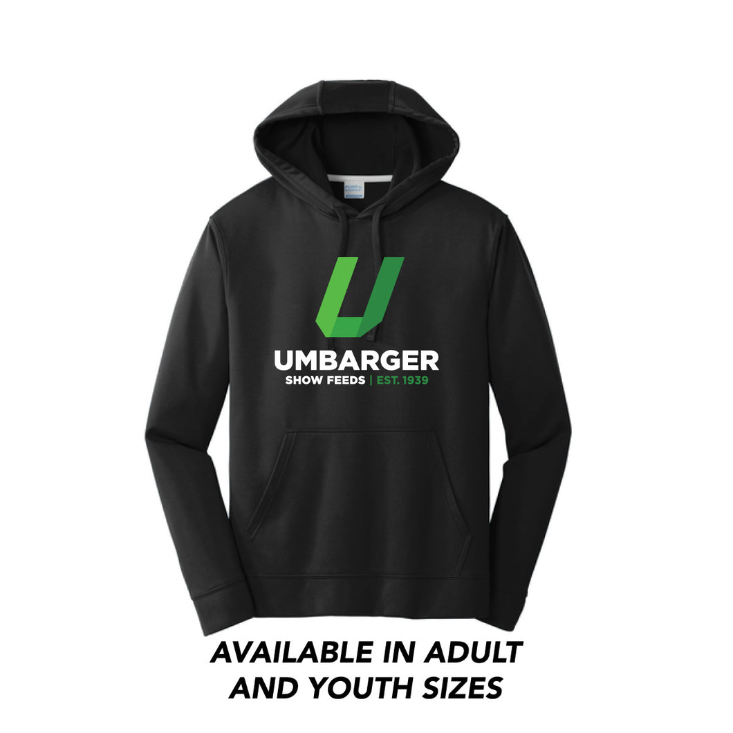 Umbarger: Black Performance Hoodie
