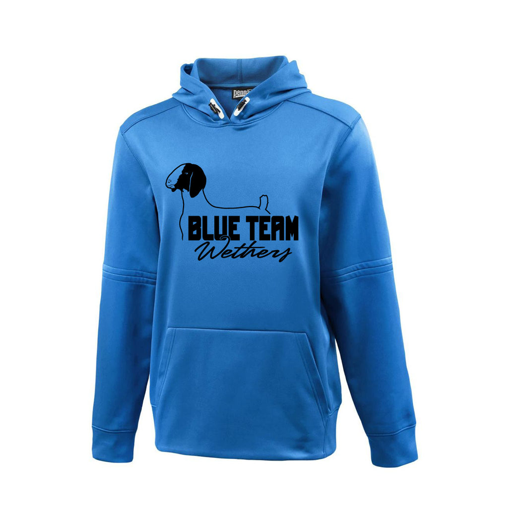 BTW: Blue Pennant Hoodie *AVAILABLE IN YOUTH AND ADULT!*