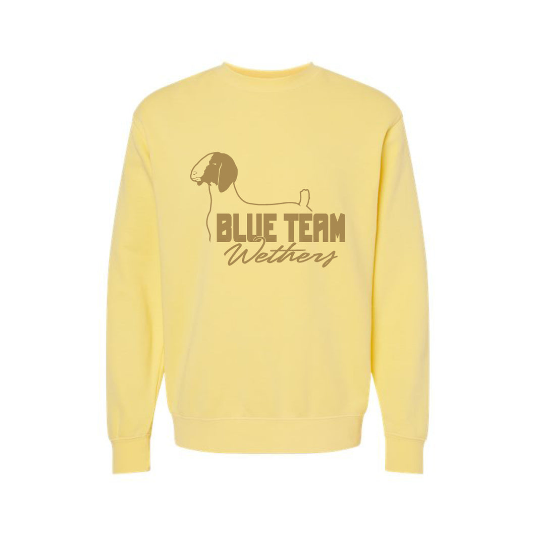 BTW: Yellow Crewneck Sweatshirt