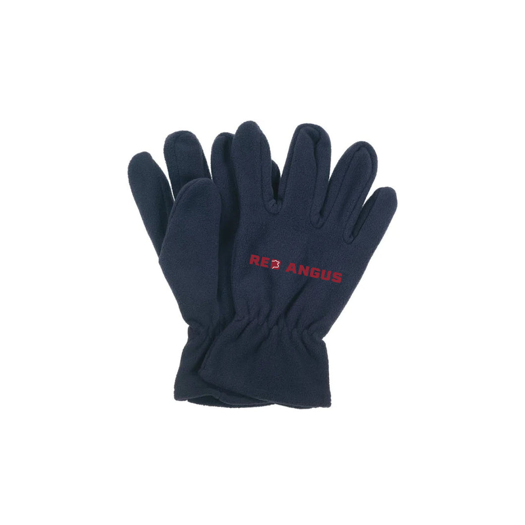 Red Angus: Fleece Gloves