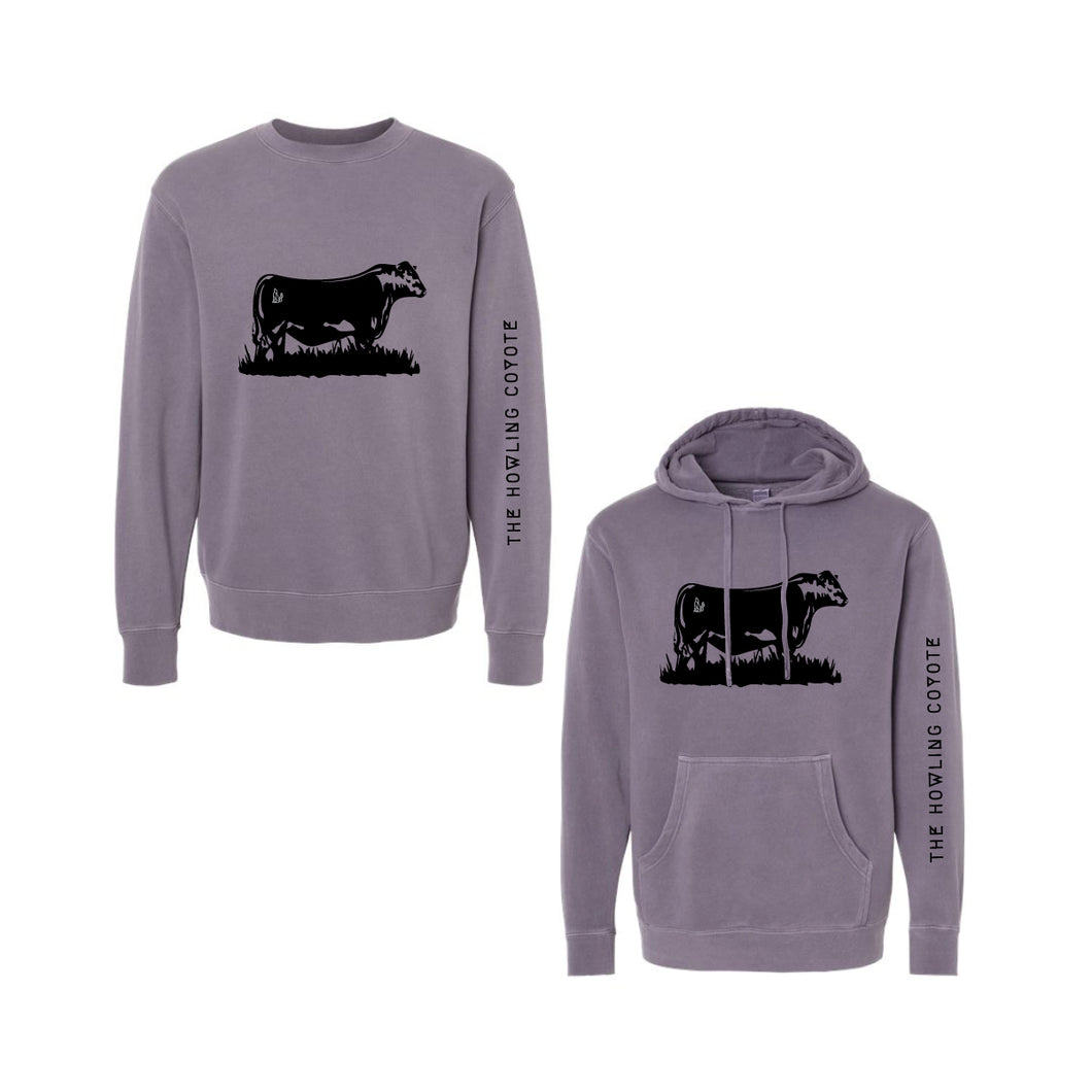 HOWLING COYOTE: Purple Angus Sweatshirt