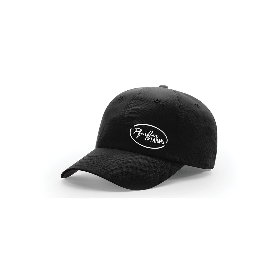 Pfeiffer: Black Unstructured Cap