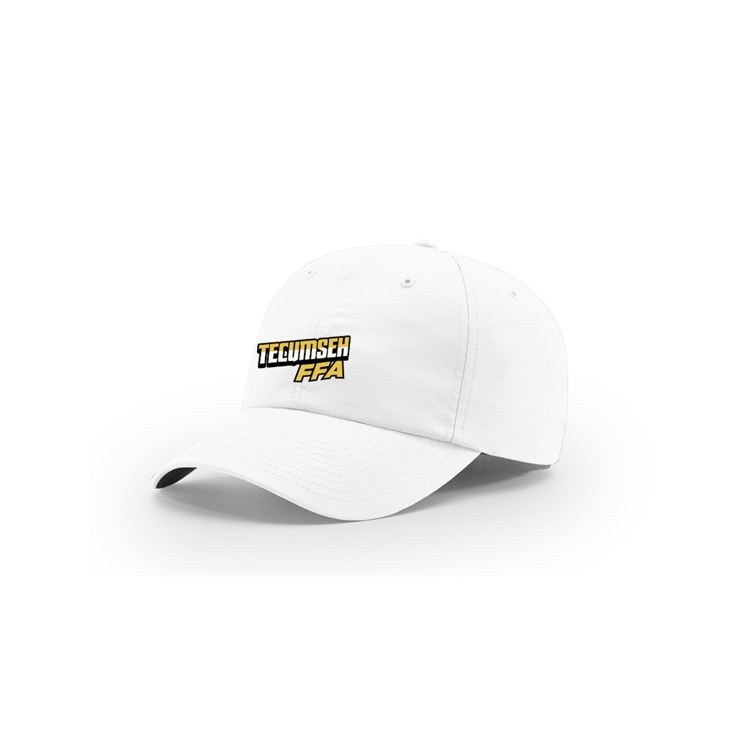 Tecumseh: White Unstructured Cap