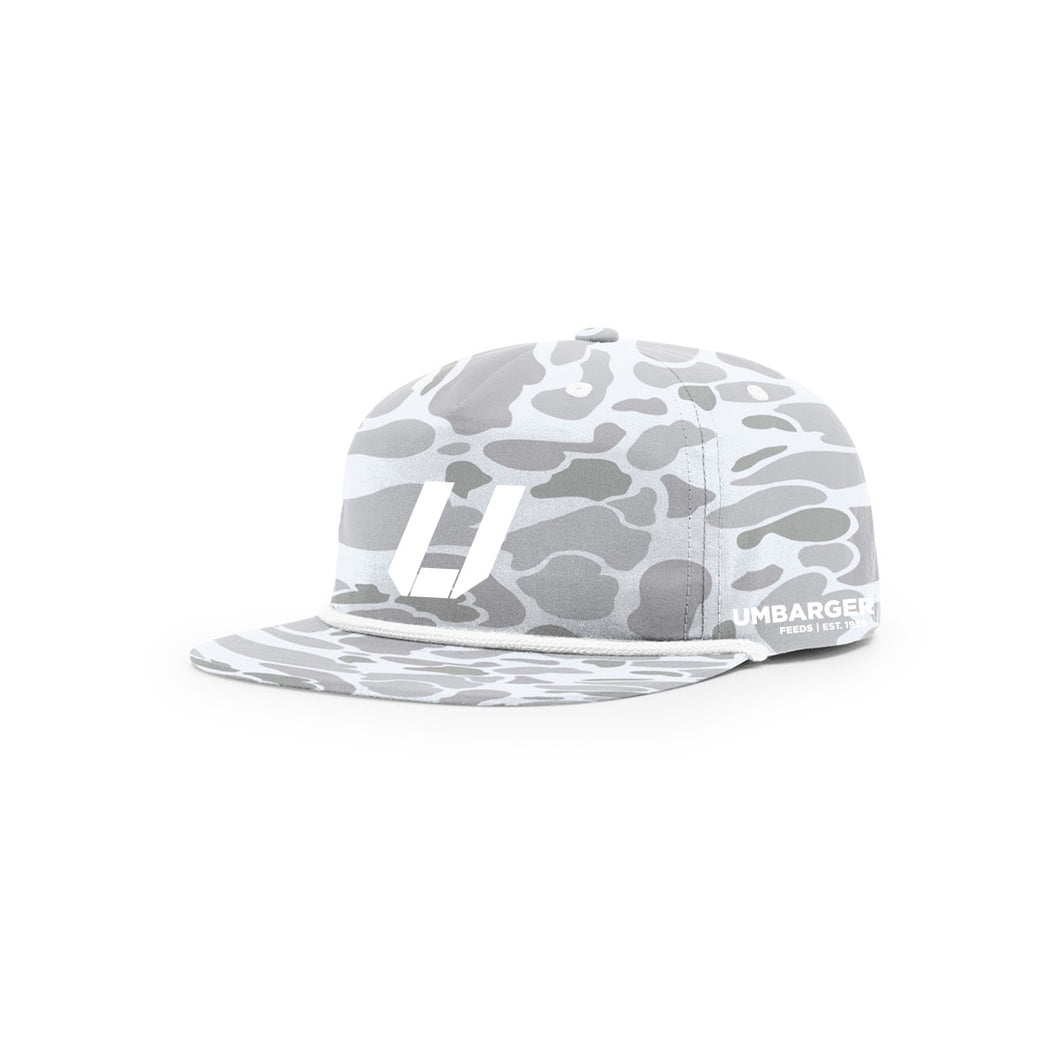 Umbarger: Rope Cap- Blizzard Duck Camo