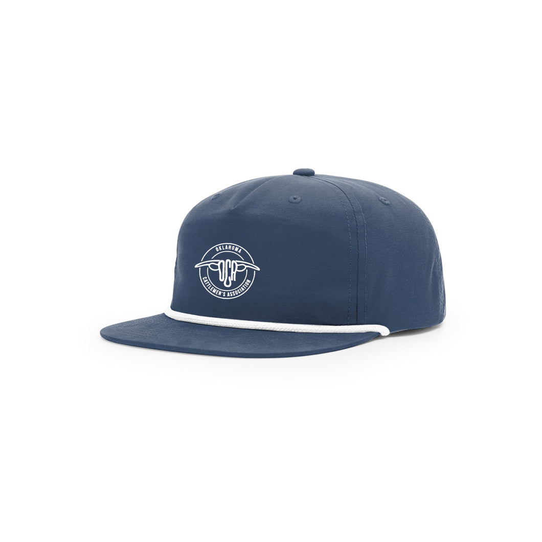 OCA: Rope Cap- Navy:White