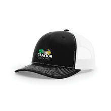 Load image into Gallery viewer, Clayton: Black/White Mesh Back Cap
