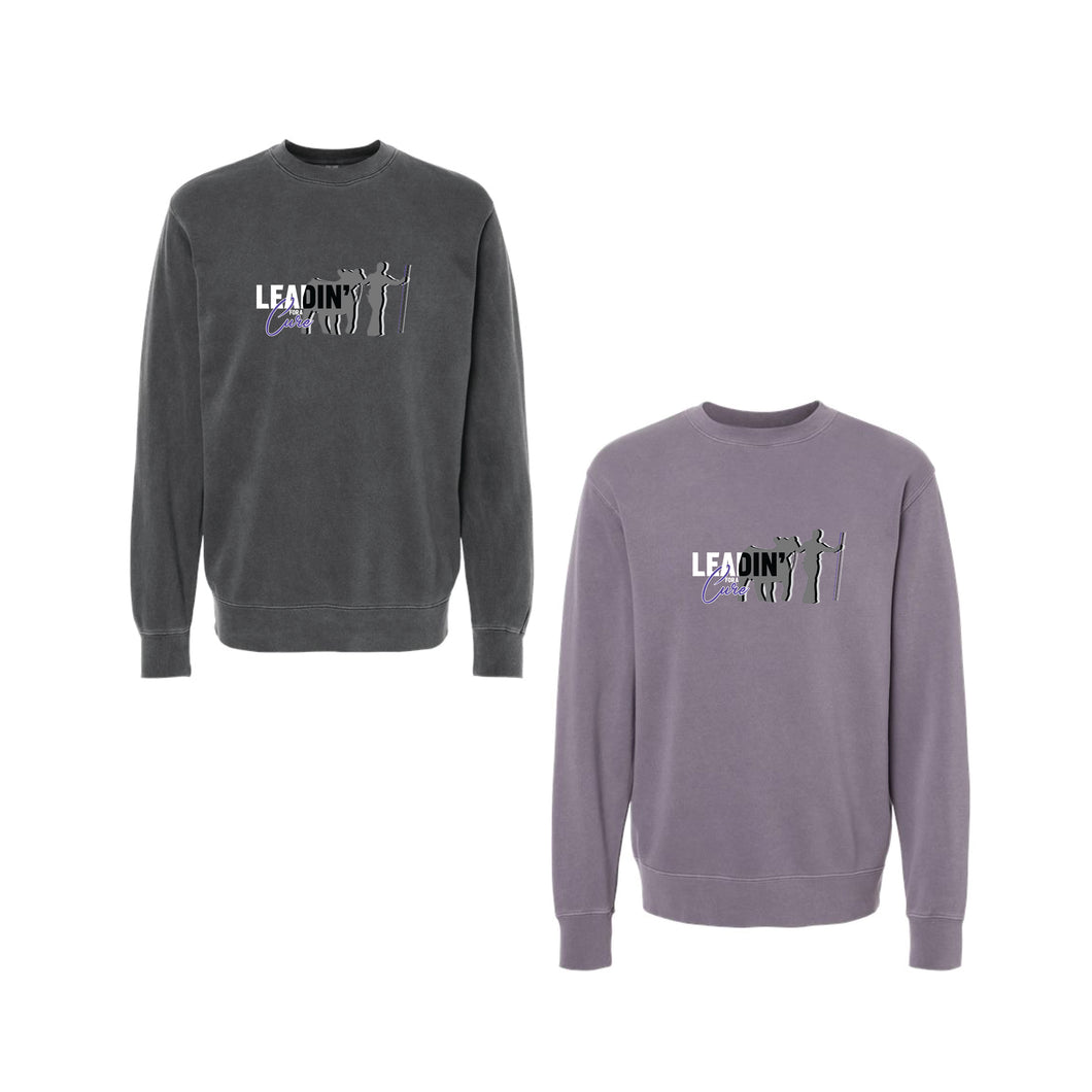 LeadinforaCure: Pigment Dyed Crewneck