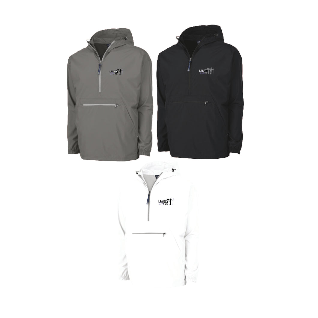 LeadinforaCure: 1/4 Zip Hooded Pullover