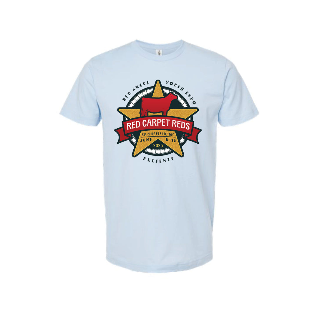 Red Angus: Light Blue RAYE T-Shirt