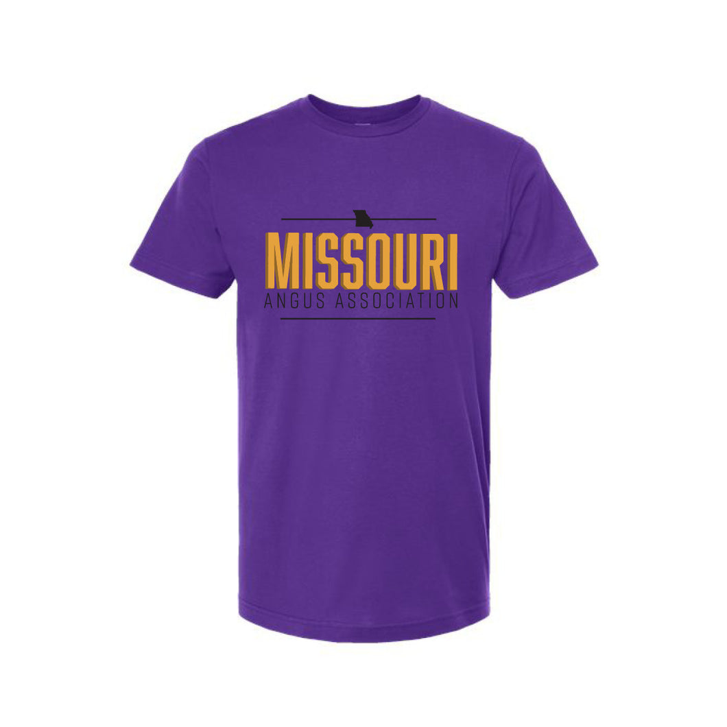 Missouri Angus: Purple T-Shirt