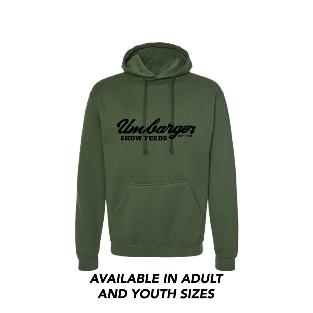 Umbarger: Military Green Hoodie