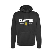 Load image into Gallery viewer, Clayton: Black Hooded Sweatshirt
