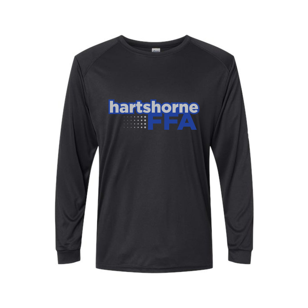 Hartshorne: Black Long Sleeve Performance Shirt
