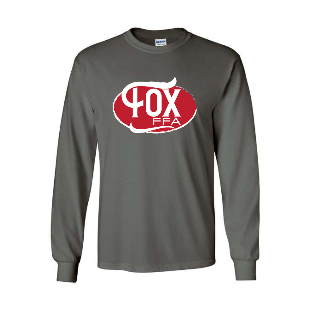 Fox: Charcoal Long Sleeve T-Shirt
