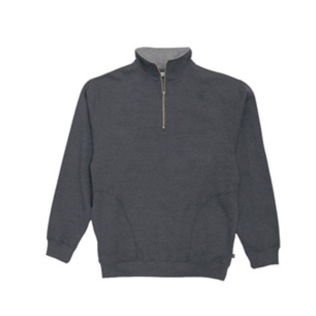 SALE: 1/4 Zip Fleece Pullover - Grey