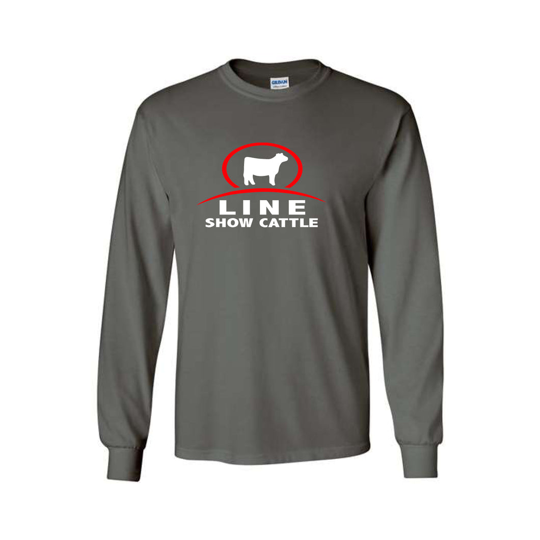 Line: Charcoal Grey Long Sleeve T-Shirt